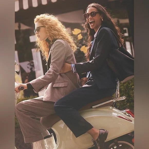 J. Crew Wide-leg essential pant in Italian city wool blend - Picture 4 of 10